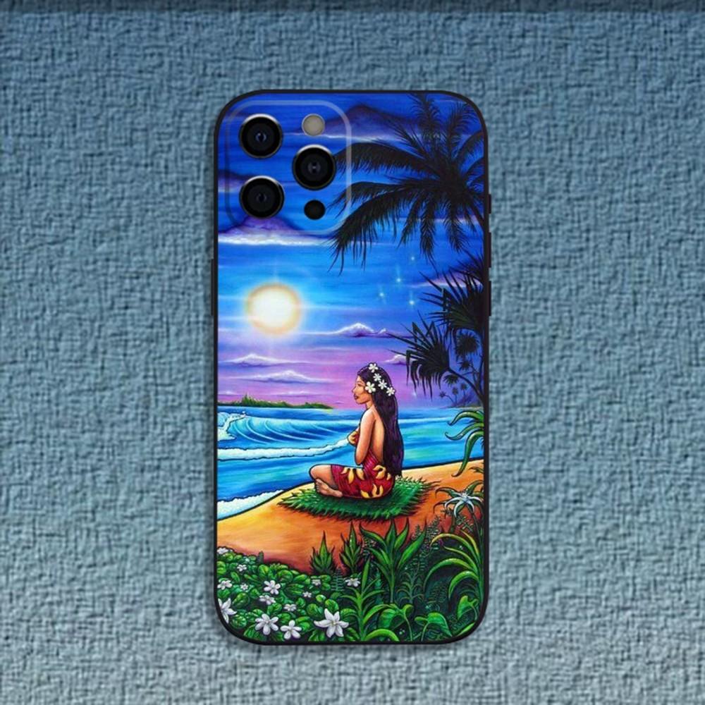 

Hinano Tahiti Girl Phone Case For iPhone 16,15,14,13,12,11,Pro,X,XS,Max,XR,Plus,Mini Soft Black Cover iPhone16plus