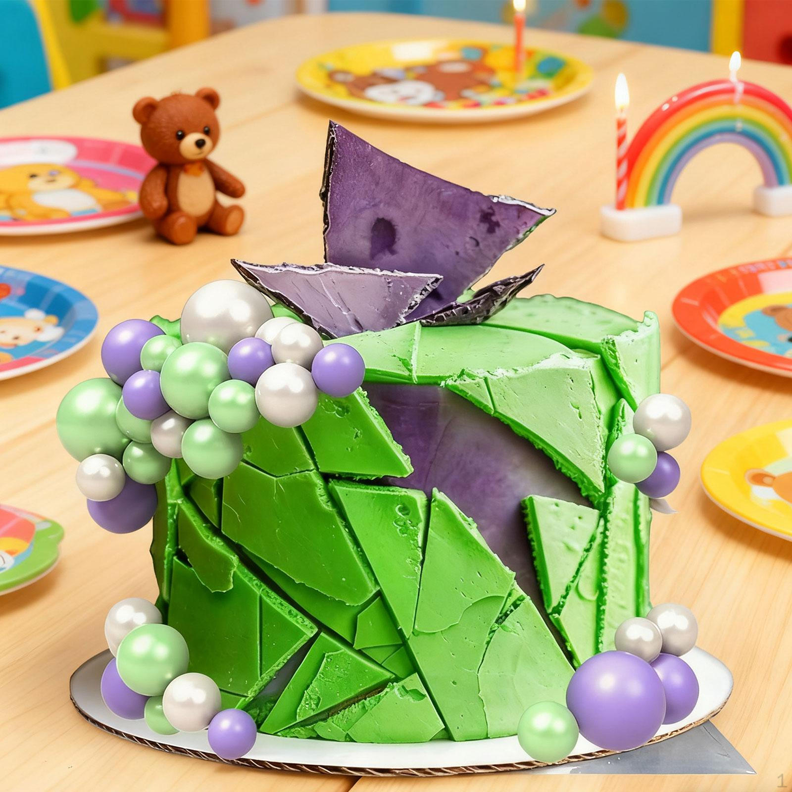 

33Pcs Colorful Balloon Cake Topper, Shower Party Favor Supplies, Birthday Decoration for Bachelor