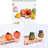 Adorable Cartoon Resin Miniature Fruits For Diy Decor And Craft Projects