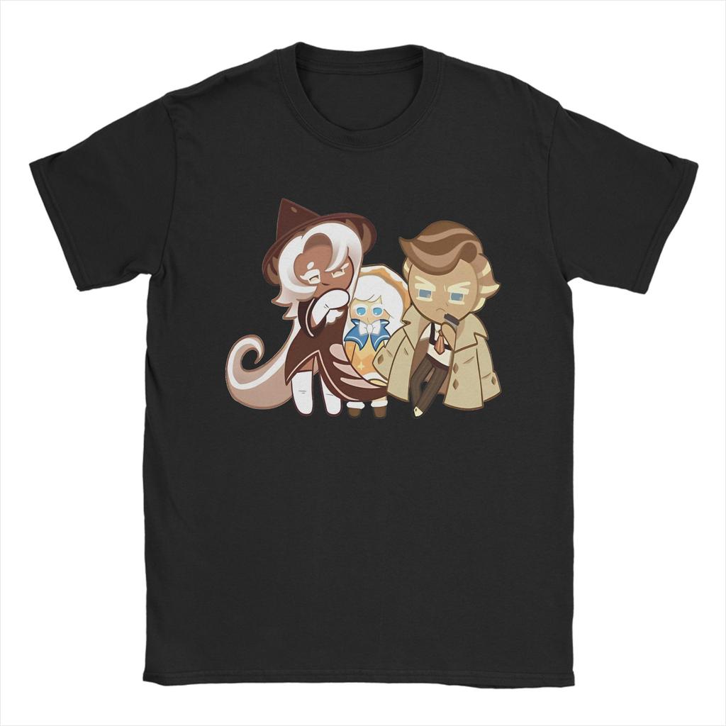 Unisex Unisexs Tshirts Sorbet Shark Cookie Cookie Run Kingdom 100 Cotton Tees Short Sleeve T Shirt O Neck Clothing Plus Size