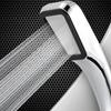 Square 300-hole High-pressure Rain Shower Nozzle Shower Head Water-saving Water Flow with Chrome-plated ABS Bathroom Accessories