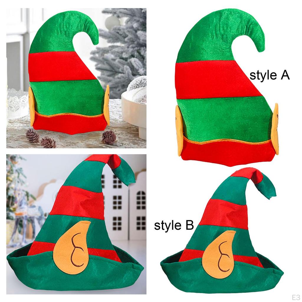 Christmas with Ears, Party Costume, Funny Santa Claus Hat