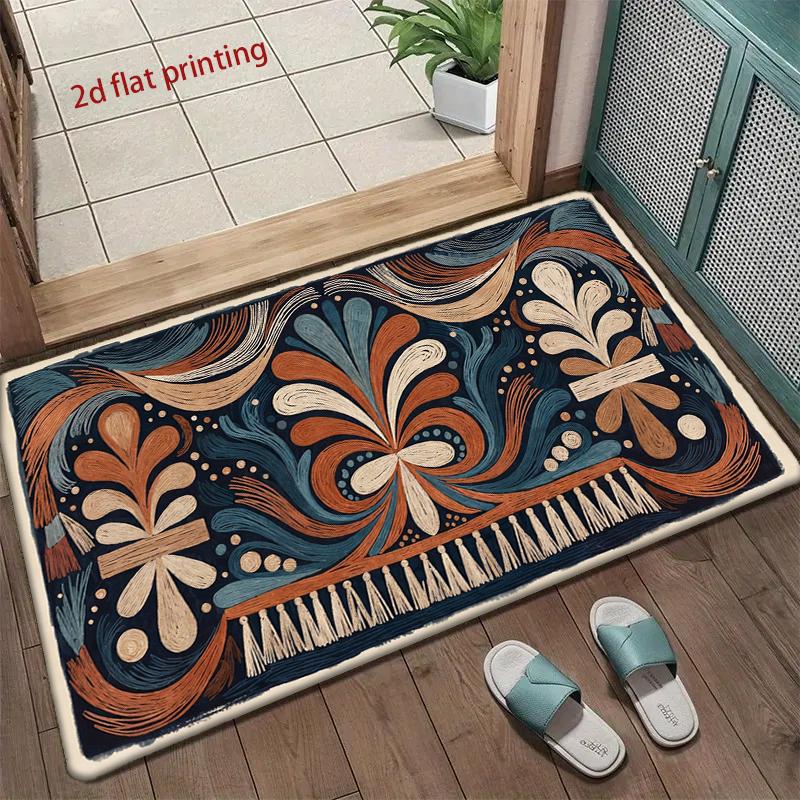 Exotic Pattern Floor Mat Living Room Decoration Home Sofa Non-Slip Carpet Study Bedroom Tatami Children'S Soft Floor Mat