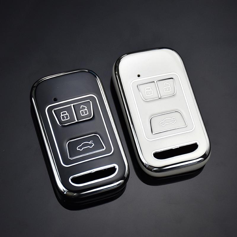NEW TPU Car Key Case Cover Protect For Chery Tiggo 3 5X 4 8 Glx 7 2019 2020 Arrizo For Cheri Tiggo 8 Car Key Holder Shell