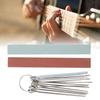 Stainless Steel+Sharpening Stone Guitar Maintenance Kit Multi-color Fret Polishing Tool For Guitar