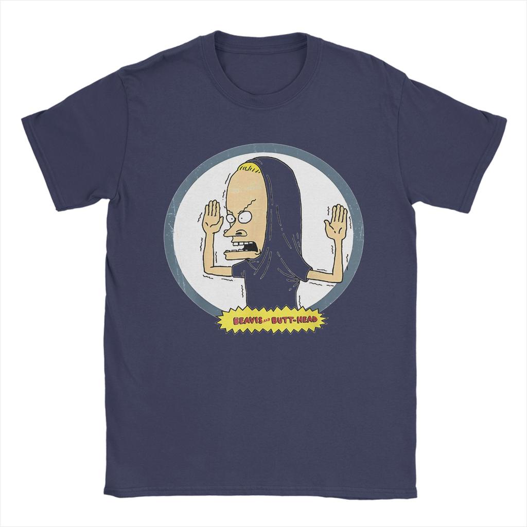 Leisure Beavis and Butthead Cornholio Circle  TShirt For Men Women Round Neck Short Sleeve Clothes  Cotton Summer Tops