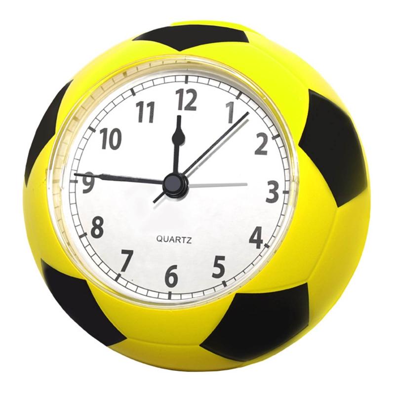 Fashion Football Alarm Clock for Boys Men Room Table Alarm Clock Home Decoration Sports Fan Alarm Clocks