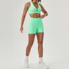 High Waist Seamless Yoga Shorts Women - Quick Dry Stretchy Workout Leggings With Butt Lift Effect