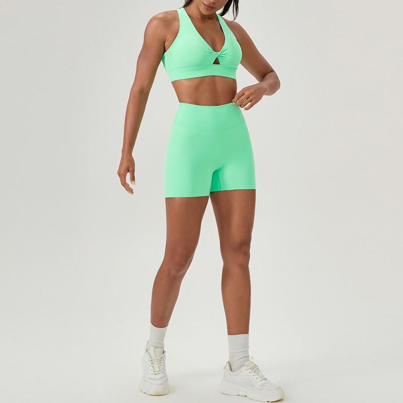 High Waist Seamless Yoga Shorts Women - Quick Dry Stretchy Workout Leggings With Butt Lift Effect
