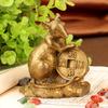 Kreative Retro Messing Tierkreiszeichen Simulation Tier Goldene Kleine Skulptur Handwerk Dekoration Chinesische Moderne Heimdekoration