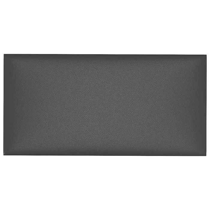 VidaXL Wall Panels 12 Pcs Grey 30x15 Cm Faux Leather 0.54 M² 343774