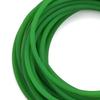 Green Rough Surface PU Polyurethane Round Belt for Drive Transmission(5mm*10m)