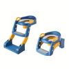 Potty Training Toilet Seat-2In1 Toddler Toilet Seat-And Step Splash Guard-Kids Toilet Seat With Ladder Anti-Slip Pad-Potty Toilet Foldable Pottyseat