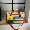 Casual Color Matching Oxford Travel Bags Large Capacity High Quality Shoulder and Crossbody Bags for Women 2024 Designer Style