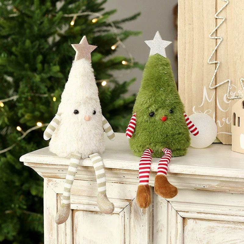 Christmas Decoration Long Legs Christmas Tree Doll Children Gift Hotel Mall Window Decoration Christmas Plush Ornament