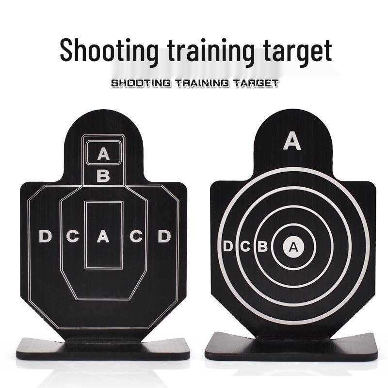Aluminum Alloy Humanoid Soft Bullet Target for Indoor Shooting Training and Military Enthusiasts