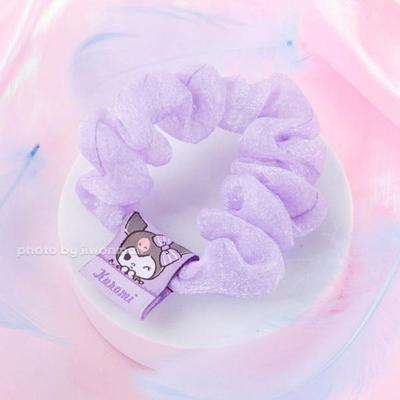 Sanrio Characters Chiffon Gopchang Hair Tie - Kuromi