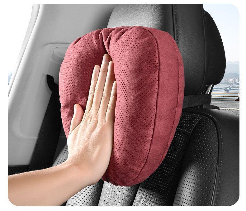 Maybach Car Headrest and Back Support Pillow Set