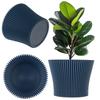 KADAX Flowerpot Flower Pot 11cm Plant Cover Flowerpot Plastic White