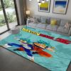 Dragon Ball Indoor Home Use Printed Matanime soft washable cartoon floor carpet