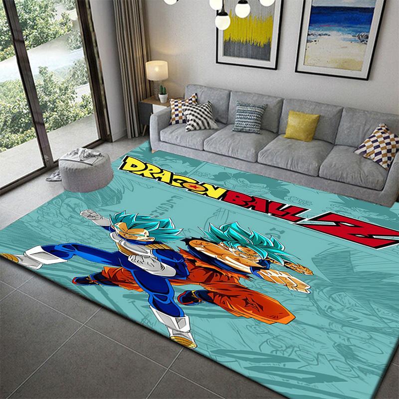 Dragon Ball Indoor Home Use Printed Matanime soft washable cartoon floor carpet
