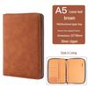 Custom Business Notebook with Zipper Bag - Multifunctional A6/B5 Notepad & Manager Folder