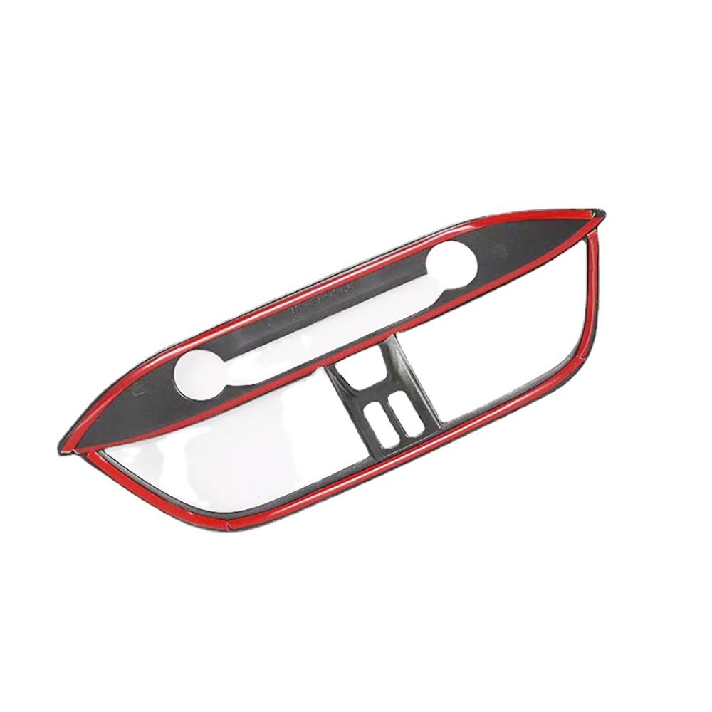 Carbon Fiber Car Middle Air Outlet Vent Cover Trim Frame Decor for Ford Focus 2019-2020