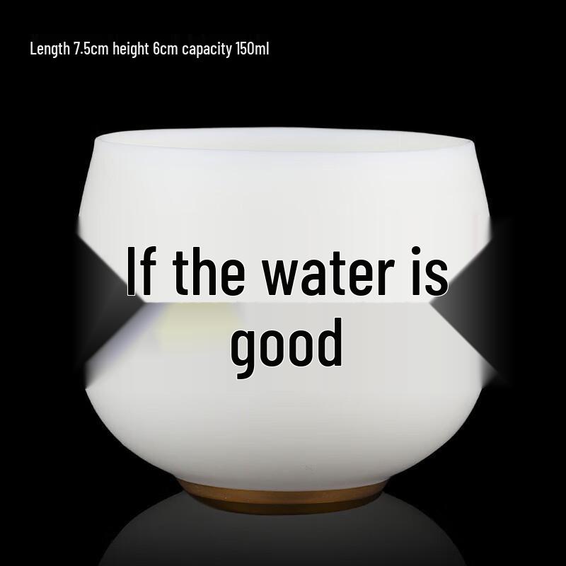 Chaxun Mutton Fat Jade White Porcelain Master Cup