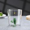 1 Stück 350 ml 3D-Tierglasbecher, hitzebeständiges Glas für Eiskaffee, Saft, Milch, klares Glas für Sommer und Winter, Getränkewasserbecher