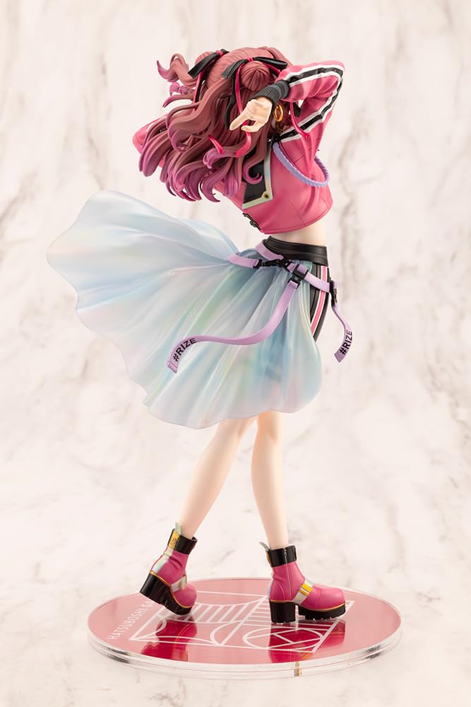 Kotobukiya Gakuen Idolmaster Hanaumi Saki My Scale Approximately 240mm PVC Painted Finished Figure -Fighting Way- 1/7