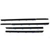 Honda Civic (12-15) Ninth Gen Door Window Glass Trim Strip - Electroplated, Waterproof Rubber Strip