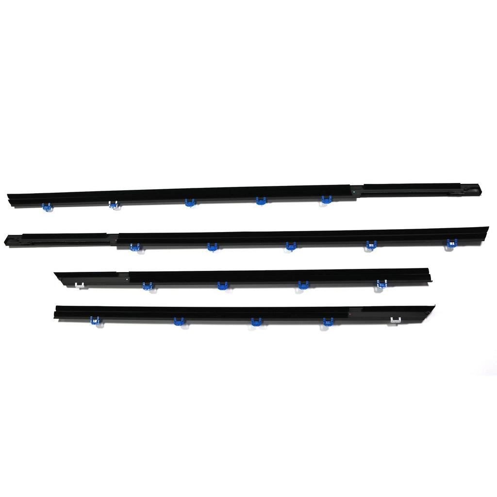 Honda Civic (12-15) Ninth Gen Door Window Glass Trim Strip - Electroplated, Waterproof Rubber Strip