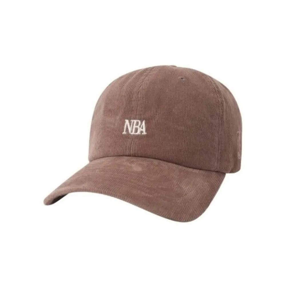 [NBA] M Cap KQC N255AP246P-BR Small Letter Embroidered Corduroy Overcap FREE