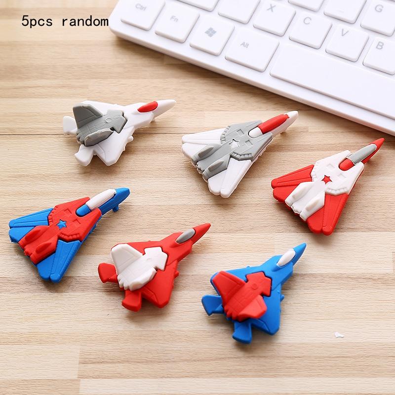 

Lovely Office Accessories Airplane Shaped Eraser Cartoon Elementary Office School Supplies Small Gifts Kawai Stationery