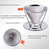 Honeycombed Stainless Steel Coffee Filter Reusable Pour Over Dripper Cone Filter
