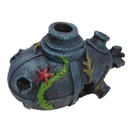 

Aquarium Resin Simulation Octopus Submarine Fish Tank Landscaping Ornament Decor Submarine