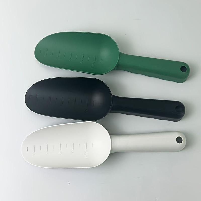 1 Pc Plastic Garden Shovel with Scale Markings, Handheld Soil Scoop for Loosening Soil, Digging, Planting Flowers and Vegetables