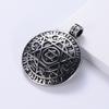 High Quality Round Rune Star Necklace Lucky Solomon Talisman Hexagram Pendant Necklace for Amulet Jewelry