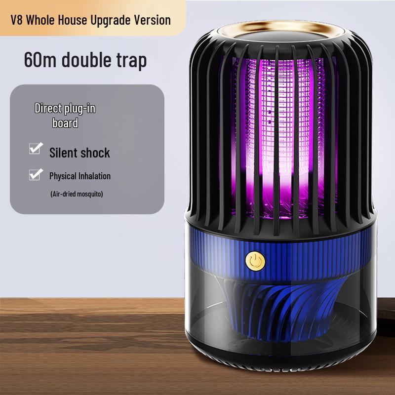 2025 Triple Grid Purple Light Mosquito Killer Lamp & Swatter