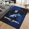 Area Rug, Ghost in the Shell Motoko Blue Cyborg Vol 2 Minimal Anime Poster, Living Room Decor, Non-Slip Mat