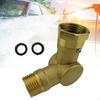 180° 360° Adjustable Metal Swivel Connector Garden Hose Adapter Fittings Sturdy Anti Kinking