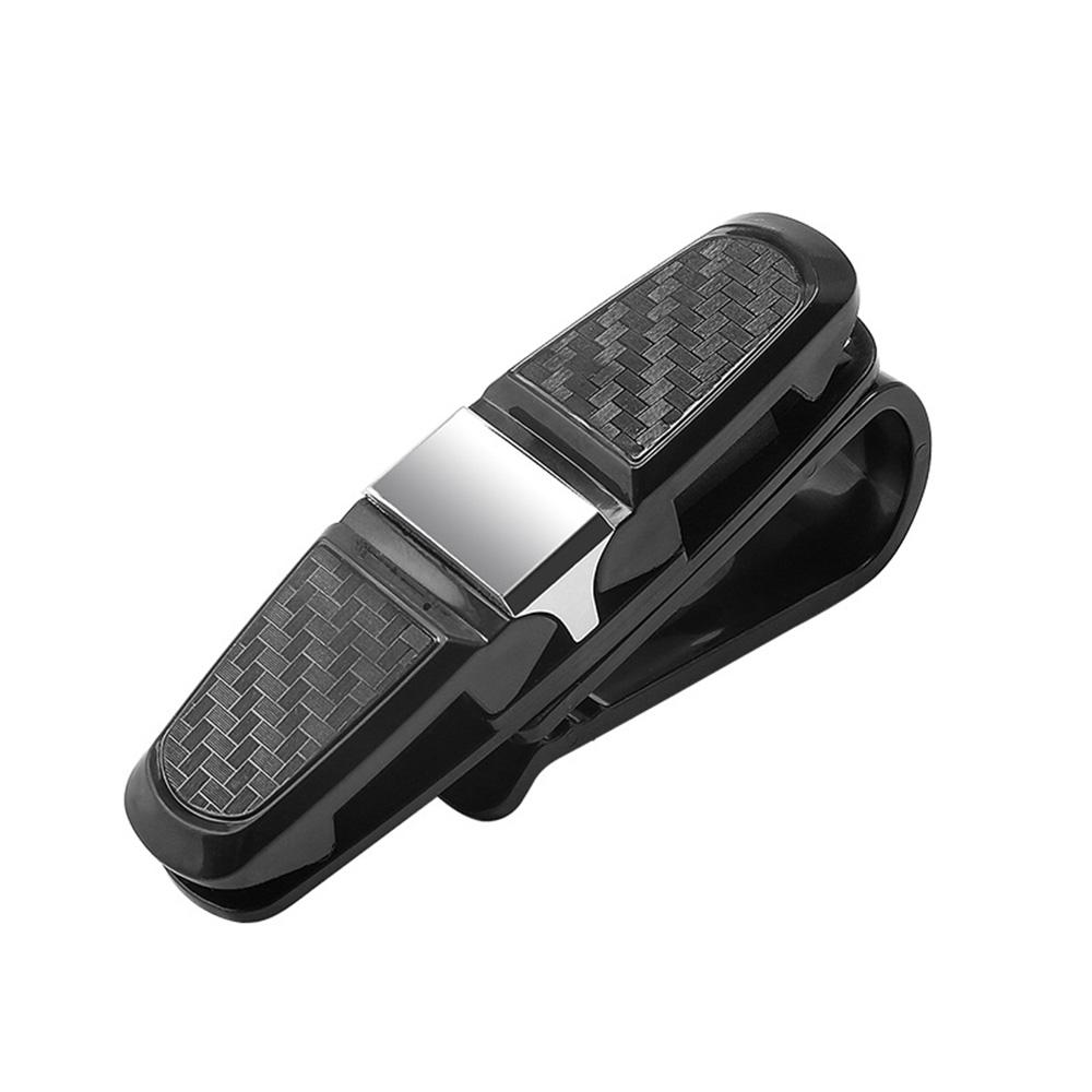 

180 Degrees Car Sunglasses Holder,Sunglasses Eyeglasses Mount with Ticket Card Clip, Rotatable Clip Car Sun Visor Accessories серебряный