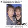 Monsta X The 13th Mini Album THE X Photobook Ver UNIT Bookmark Official Photocard