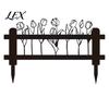 Courtyard Aesthetic Accents Welcome Decorative Yard Sign, Wildflowers/Vegetables Silhouette Black Garden Stake, Outdoor Vegetable Stakes Acrylic