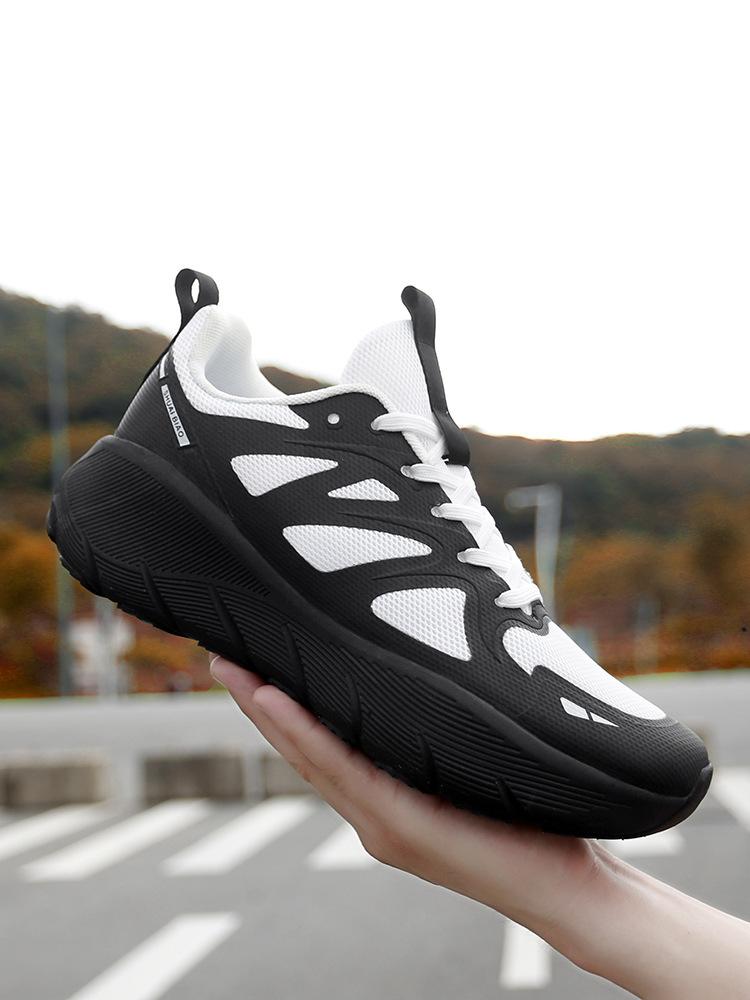 Sneakers high elastic shock absorber running jumping exercise couple casual shoes trendy shoes