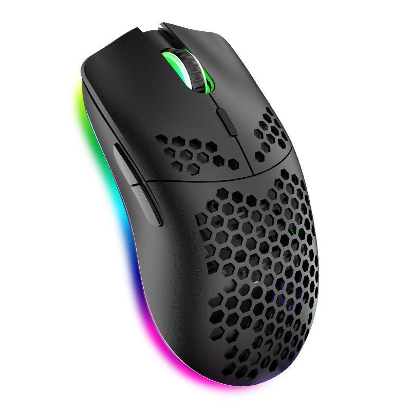 Xuanyinhu XYH80 Wireless RGB Gaming Mouse - Lightweight, Rechargeable, and Ergonomic for Office and Gaming Use.