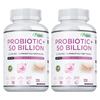 Capsule Nutrizionali Probiotiche Pslalac, Contenenti 12 Ceppi di Prebiotici, Integratore Nutrizionale Quotidiano