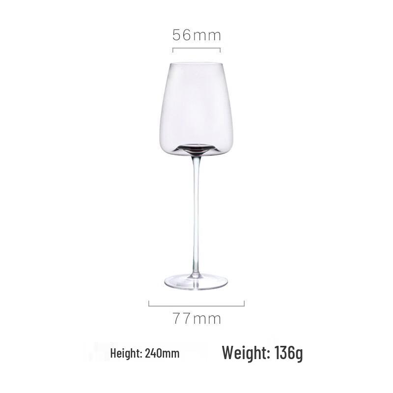 UD European Concave Bottom Wine Glass