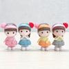 4pcs/set Mini Figurines Miniature Decor Human Model For Garden Home Ornaments Valentine's Day Gift