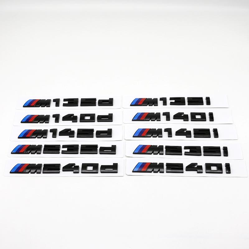 Auto 3D ABS Kofferraum Buchstaben Logo Plakette Emblem Aufkleber Für BMW M140 M145 M235 M240 M340 M530 M550 M760LI M135 E39 E60 E61 F48